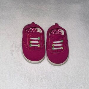 Faded Glory baby size 3 magenta pink slip on shoes